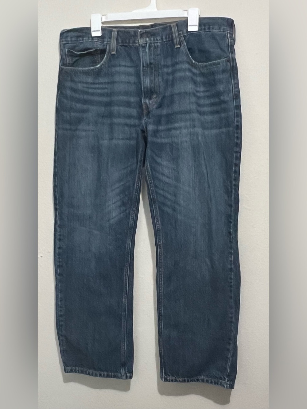 Levis 559 Jeans Mens Relaxed Straight Blue Denim, Size W38/L30